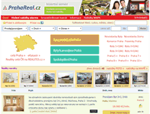 Tablet Screenshot of prahareal.cz